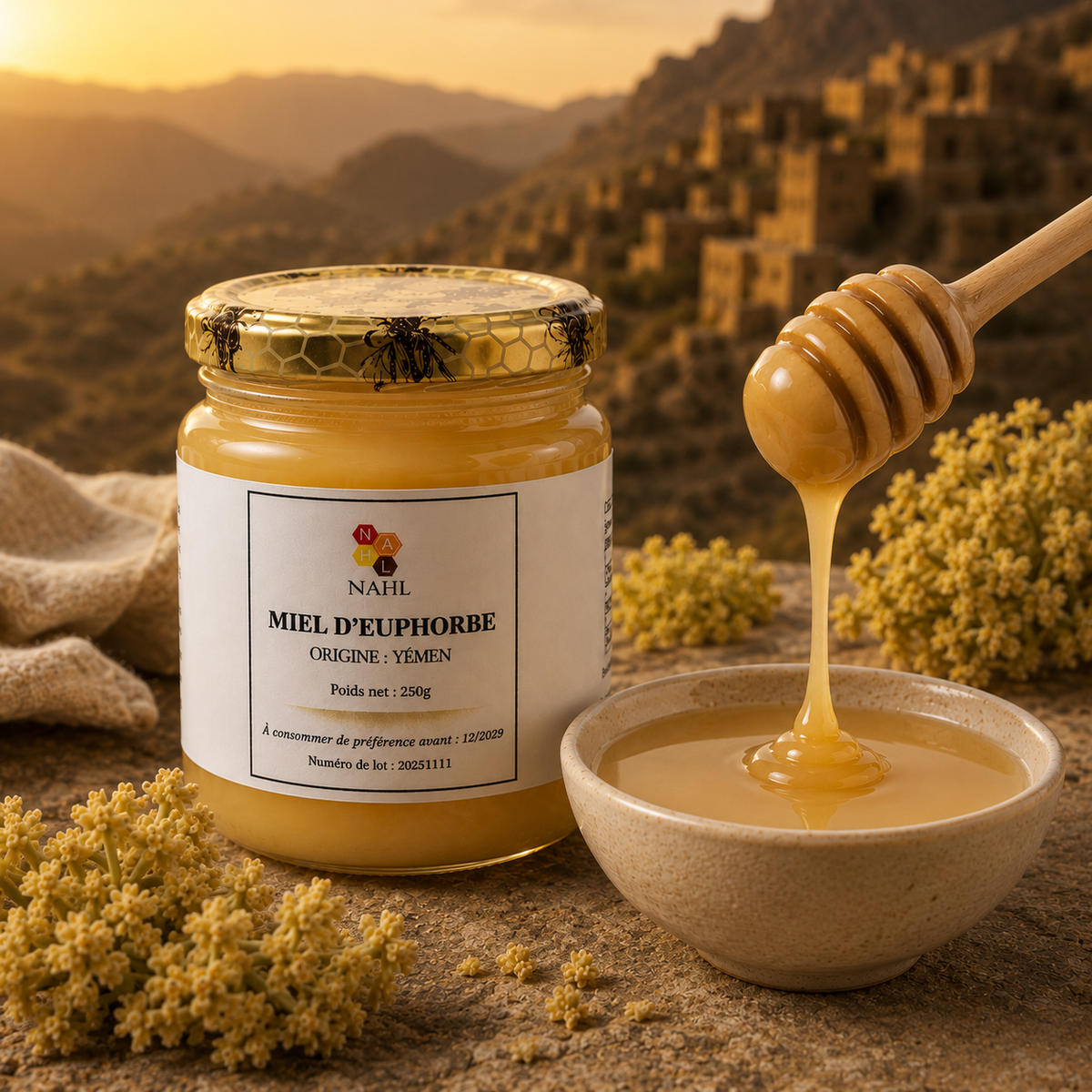 MIEL D’EUPHORBE DU YEMEN - 250 G