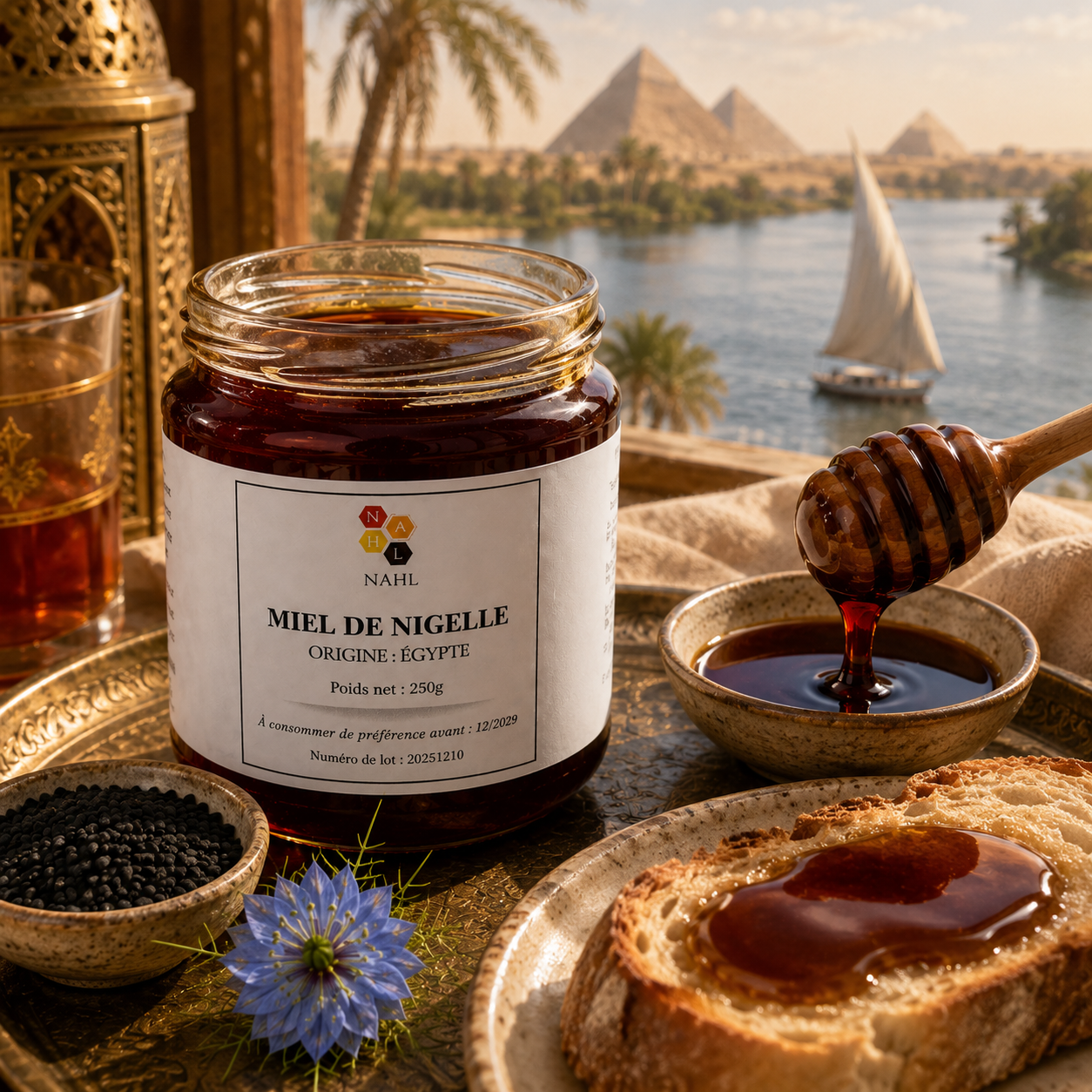 MIEL DE NIGELLE D'EGYPTE - 250 G