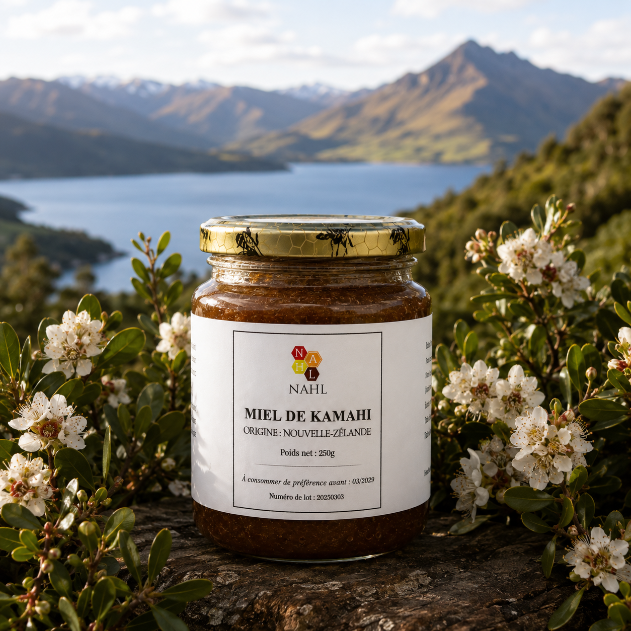 MIEL DE KAMAHI DE NOUVELLE-ZÉLANDE - 250G