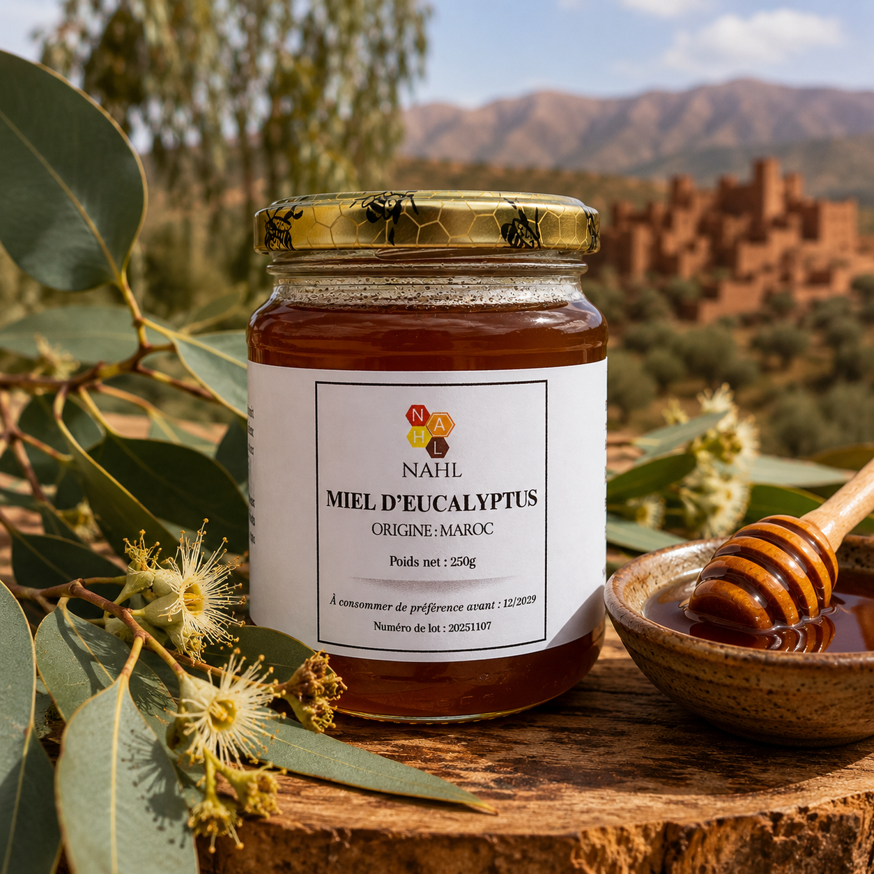 MIEL D’EUCALYPTUS DU MAROC - 250G
