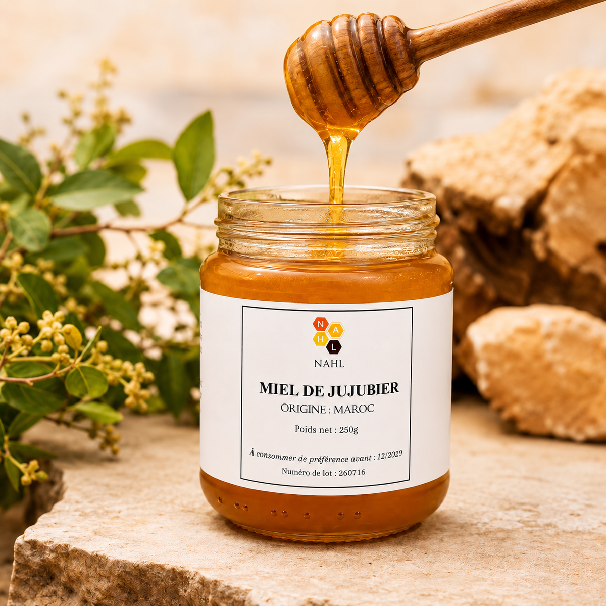 MIEL DE JUJUBIER DU MAROC - 250G