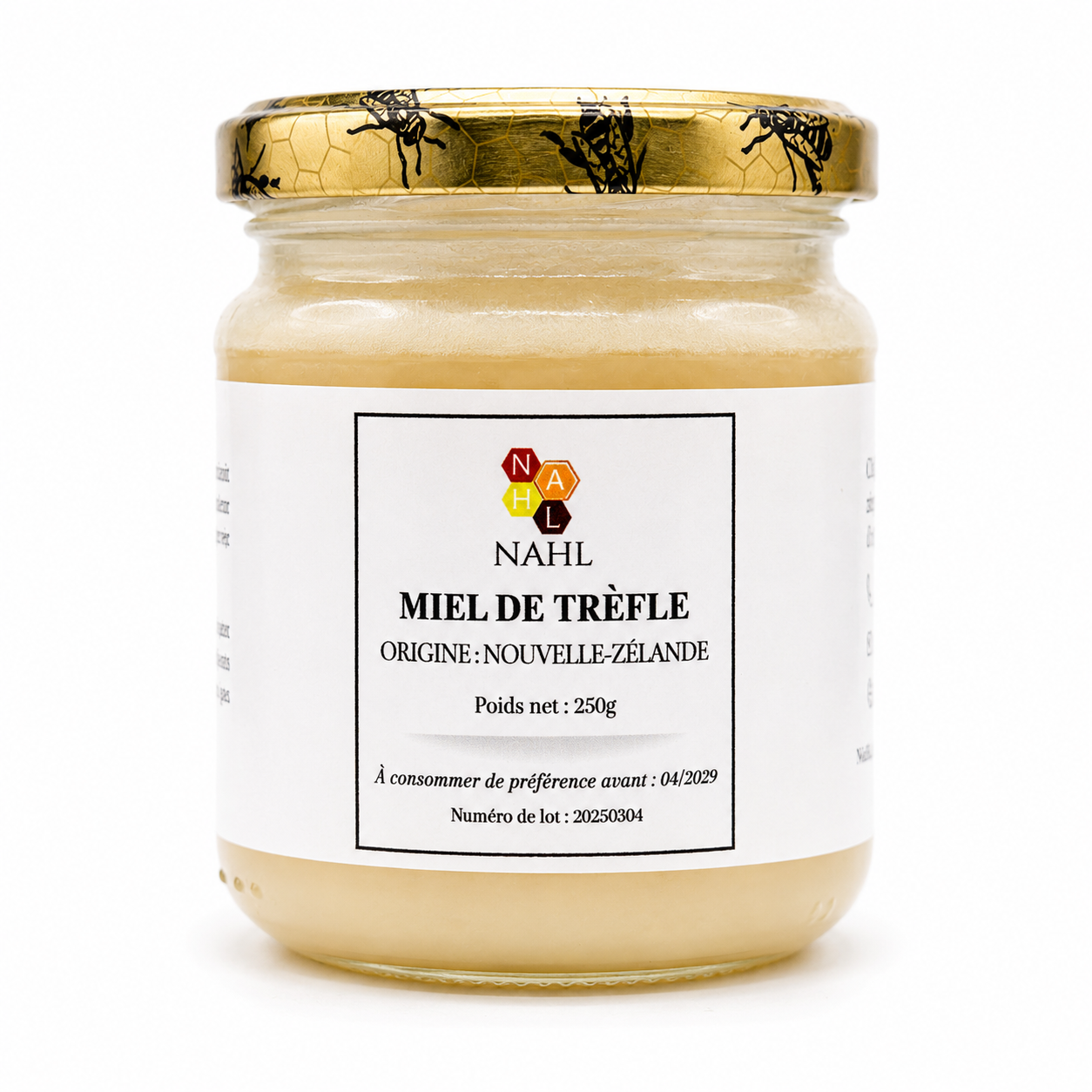 MIEL DE TREFLE DE NOUVELLE-ZELANDE - 250 G
