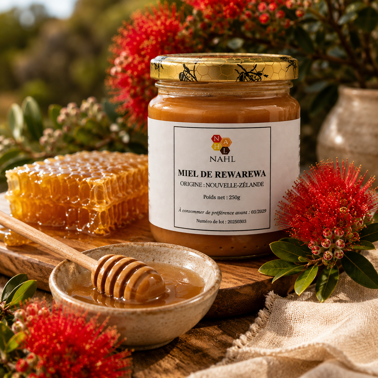 MIEL DE REWAREWA DE NOUVELLE-ZÉLANDE - 250G