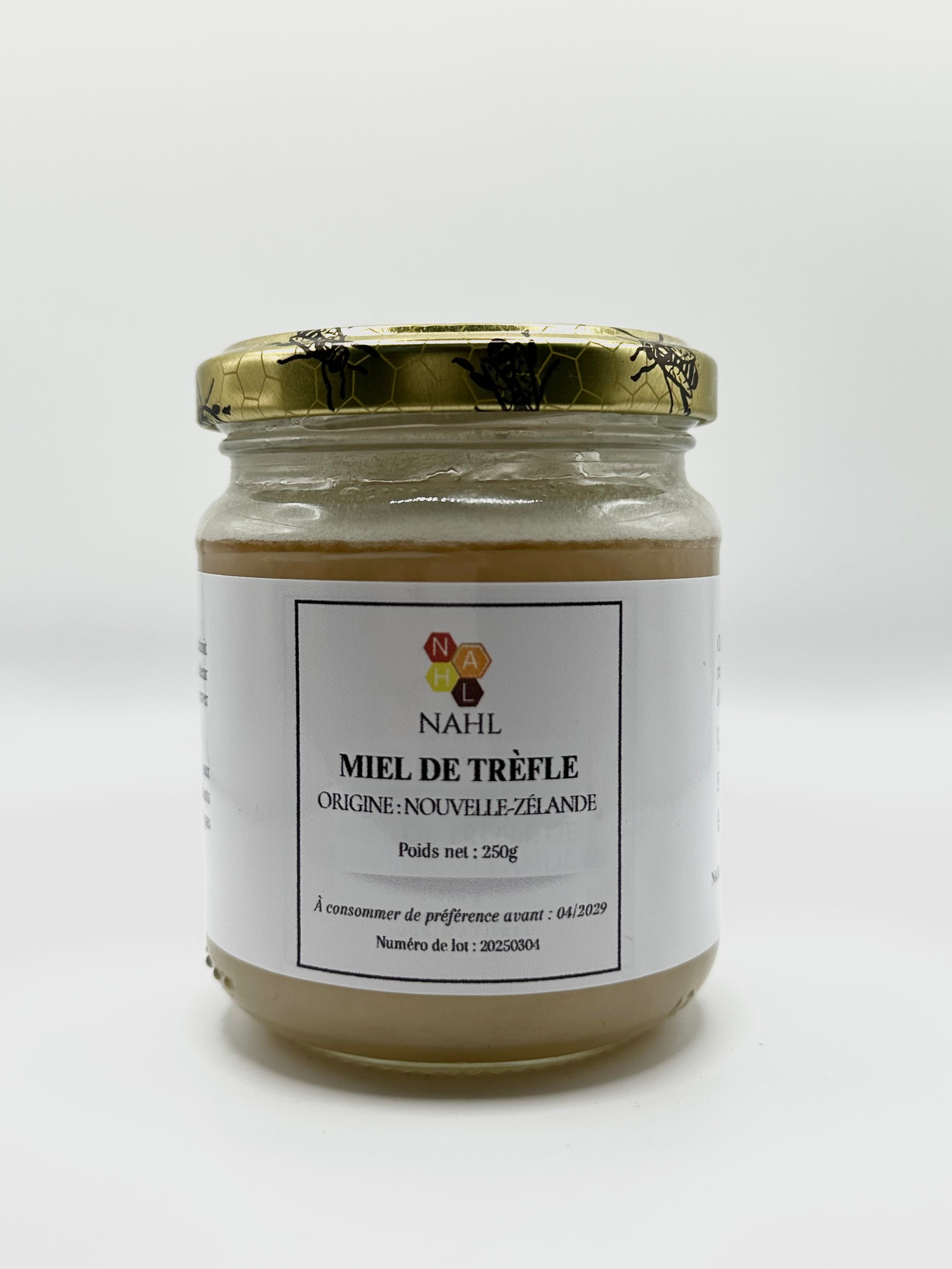 MIEL DE TREFLE DE NOUVELLE-ZELANDE - 250 G