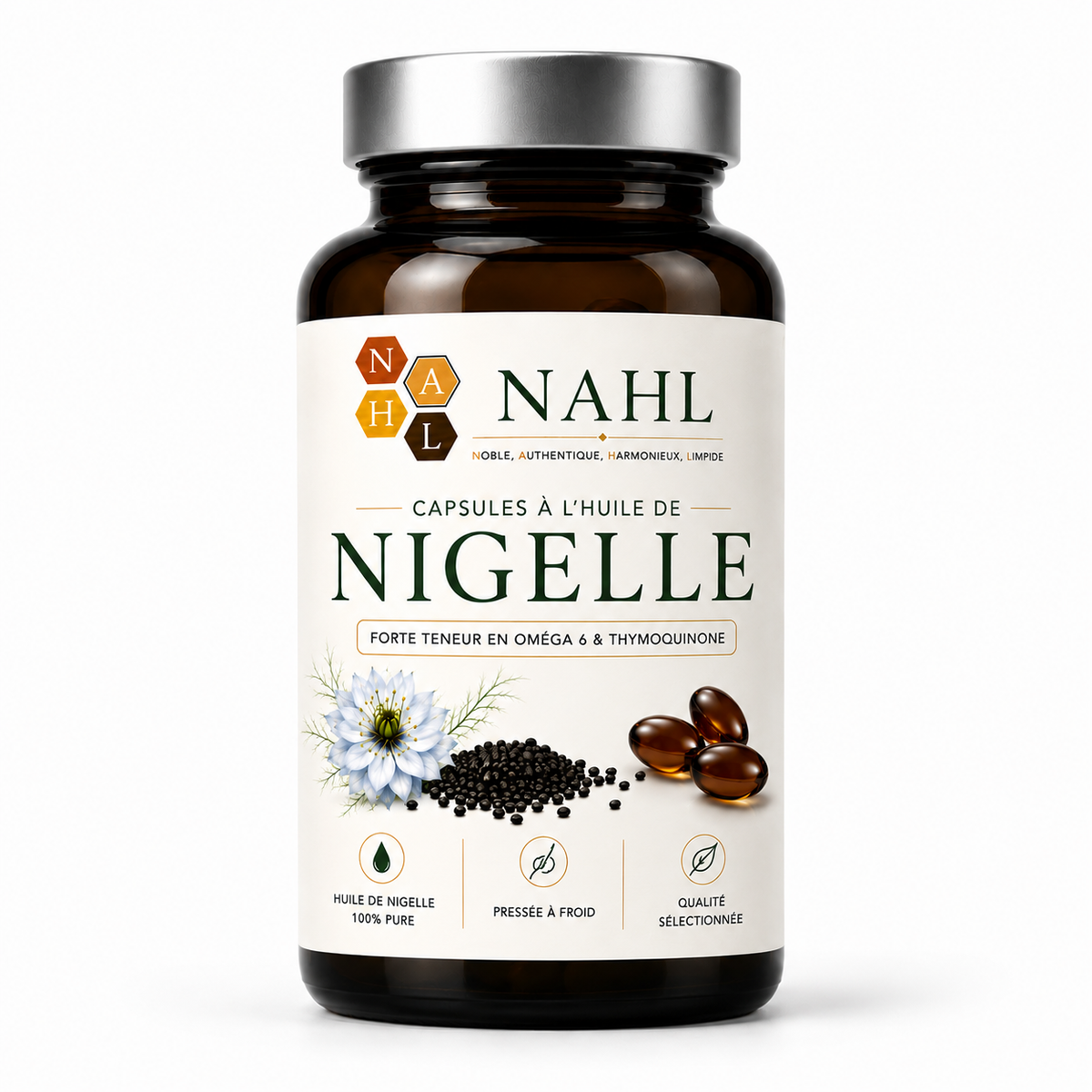 CAPSULES D’HUILE DE NIGELLE - 60 GÉLULES