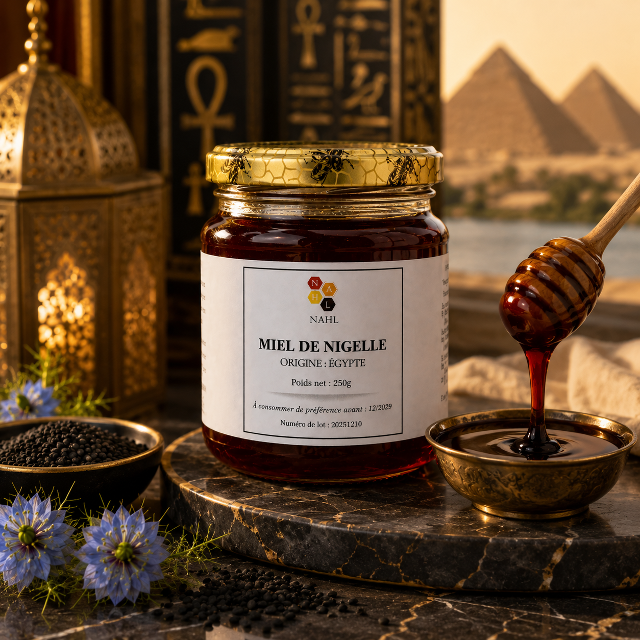 MIEL DE NIGELLE D'EGYPTE - 250 G