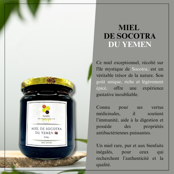 MIEL DE SOCOTRA DU YEMEN - 250 G