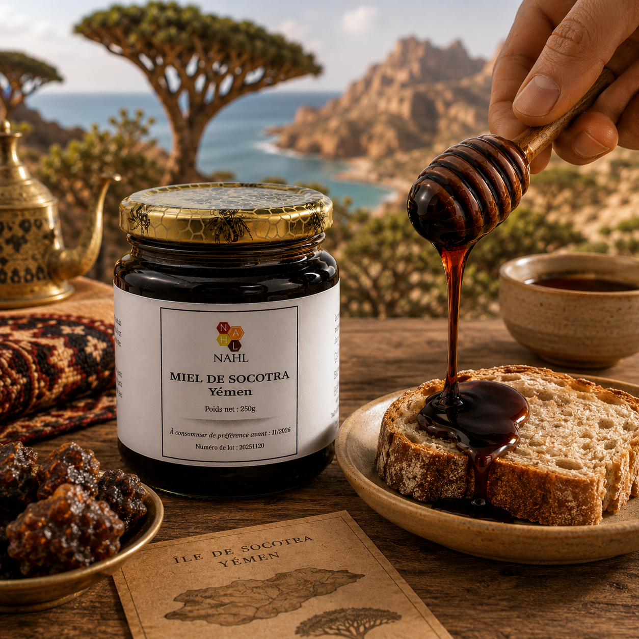 MIEL DE SOCOTRA DU YEMEN - 250 G