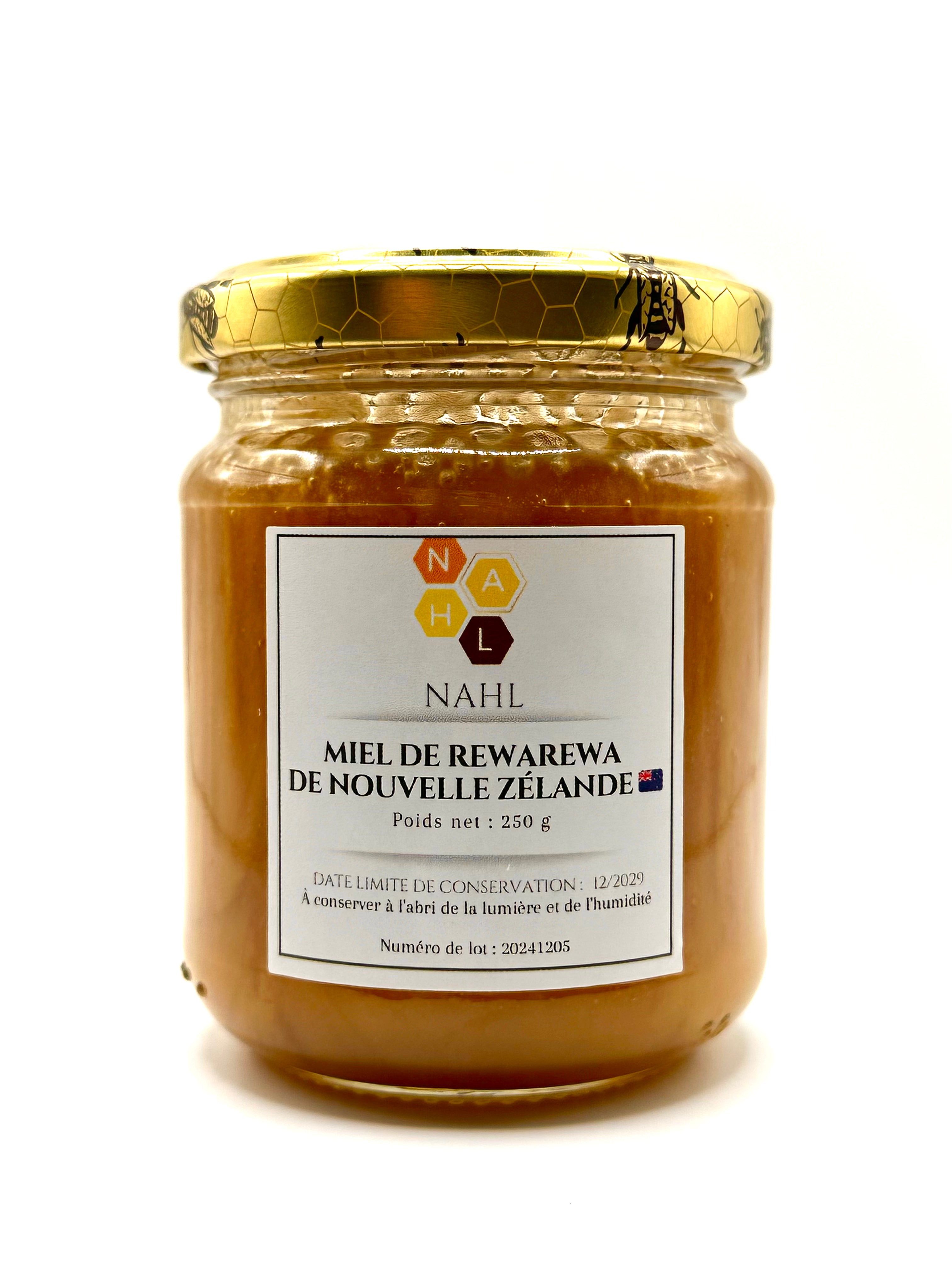 MIEL DE REWAREWA DE NOUVELLE-ZÉLANDE - 250G