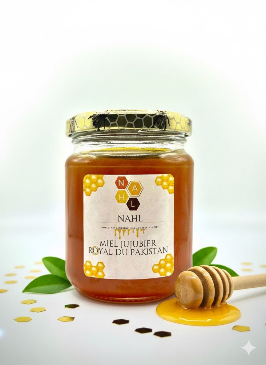 MIEL DE JUJUBIER DU PAKISTAN AVEC GELÉE ROYALE - 250G