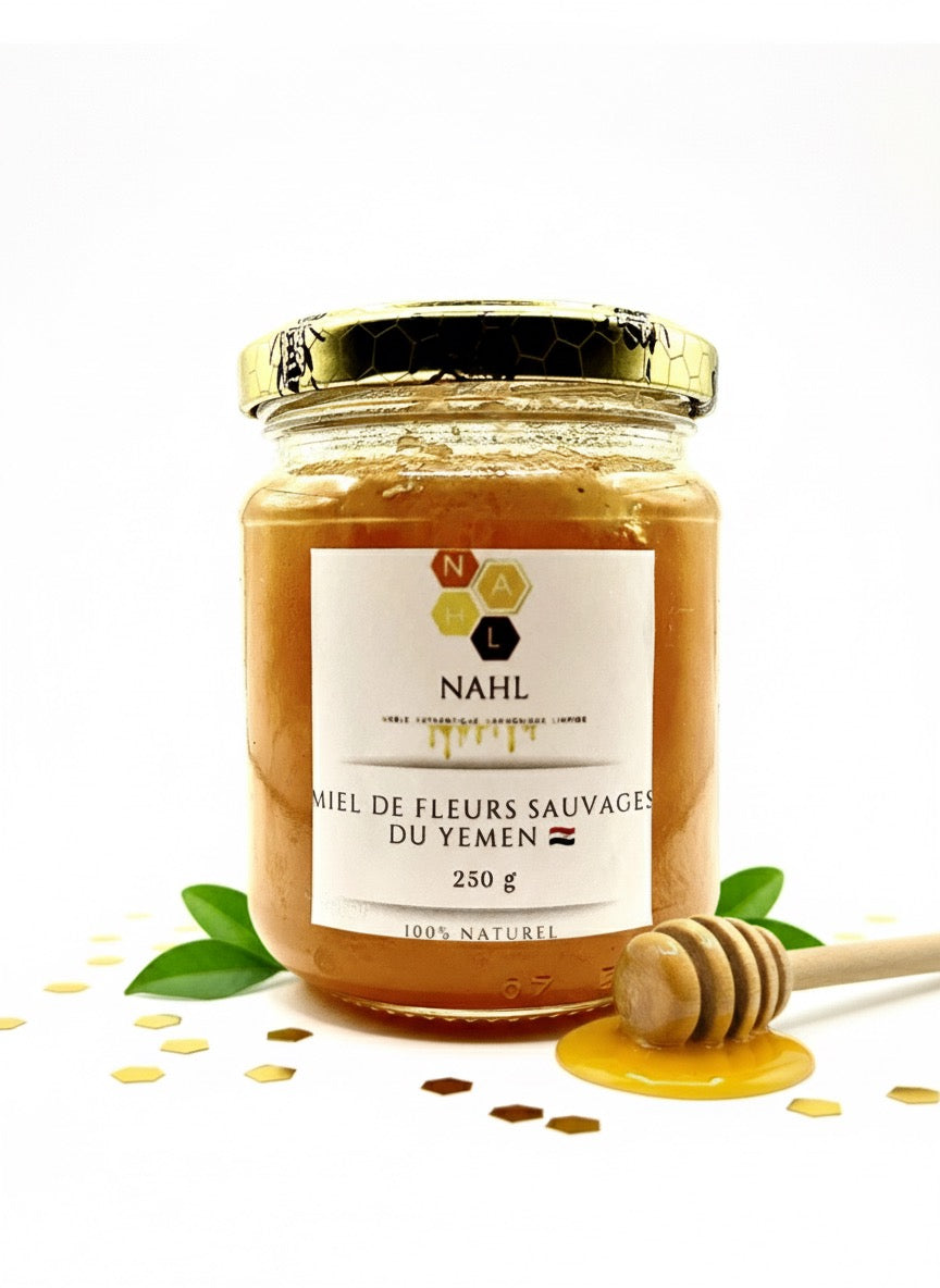 MIEL DE FLEURS SAUVAGES DU YEMEN - 250 G