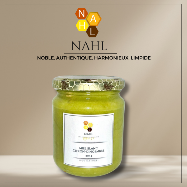 MIEL CITRON GINGEMBRE - 250 G