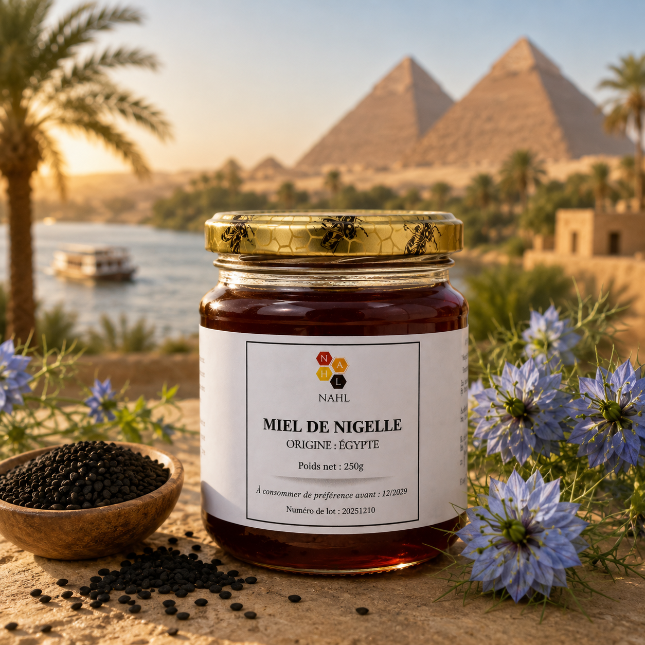 MIEL DE NIGELLE D'EGYPTE - 250 G