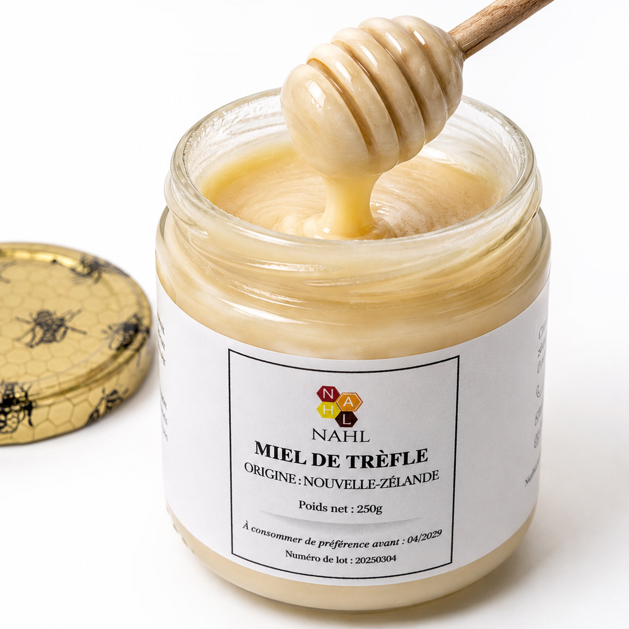 MIEL DE TREFLE DE NOUVELLE-ZELANDE - 250 G