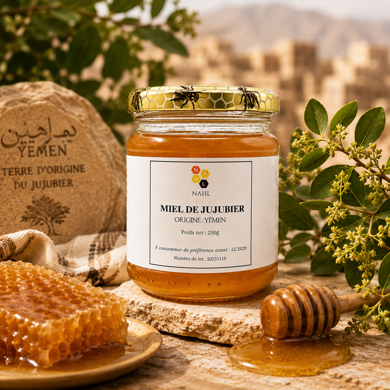 MIEL DE JUJUBIER DU YEMEN - 250 G