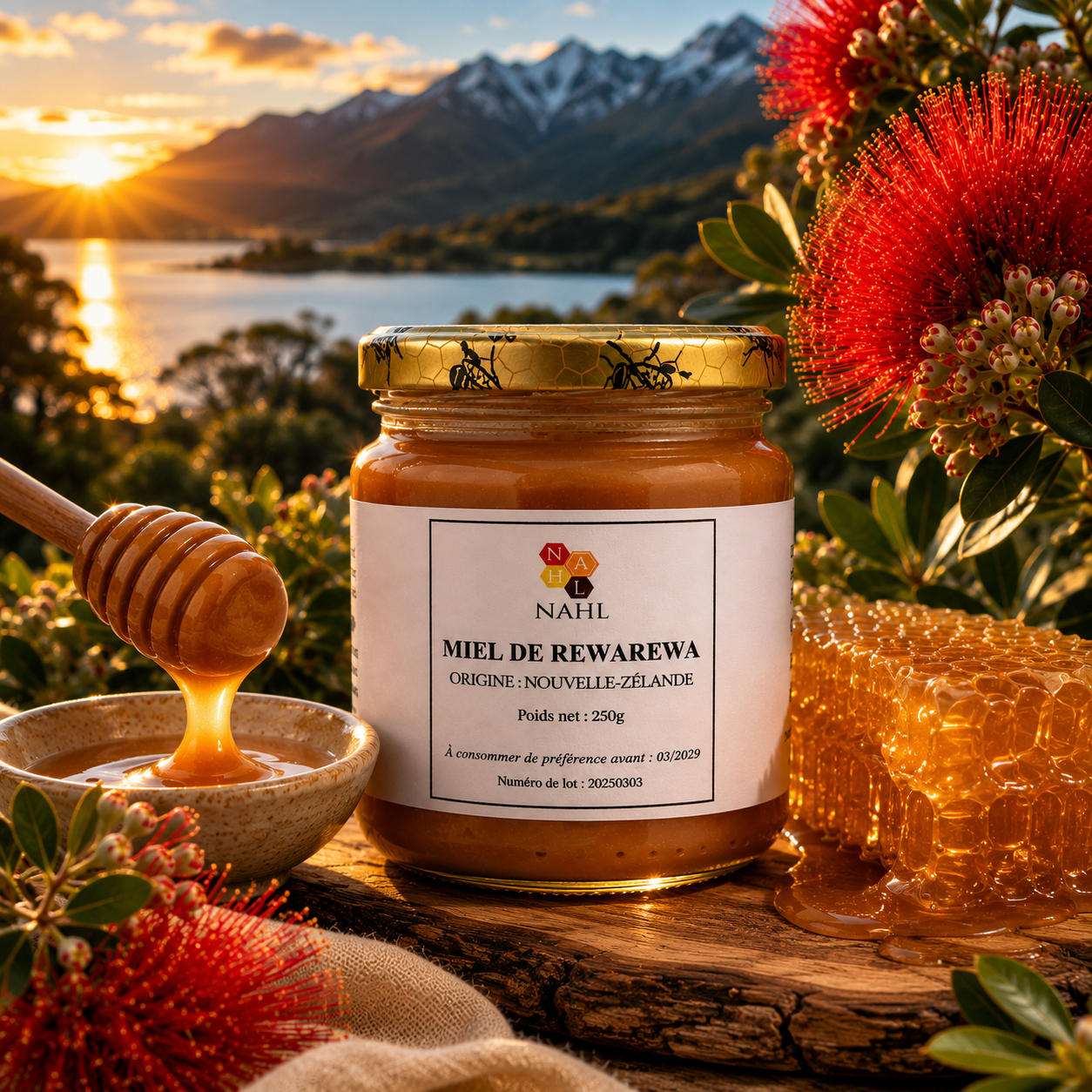 MIEL DE REWAREWA DE NOUVELLE-ZÉLANDE - 250G