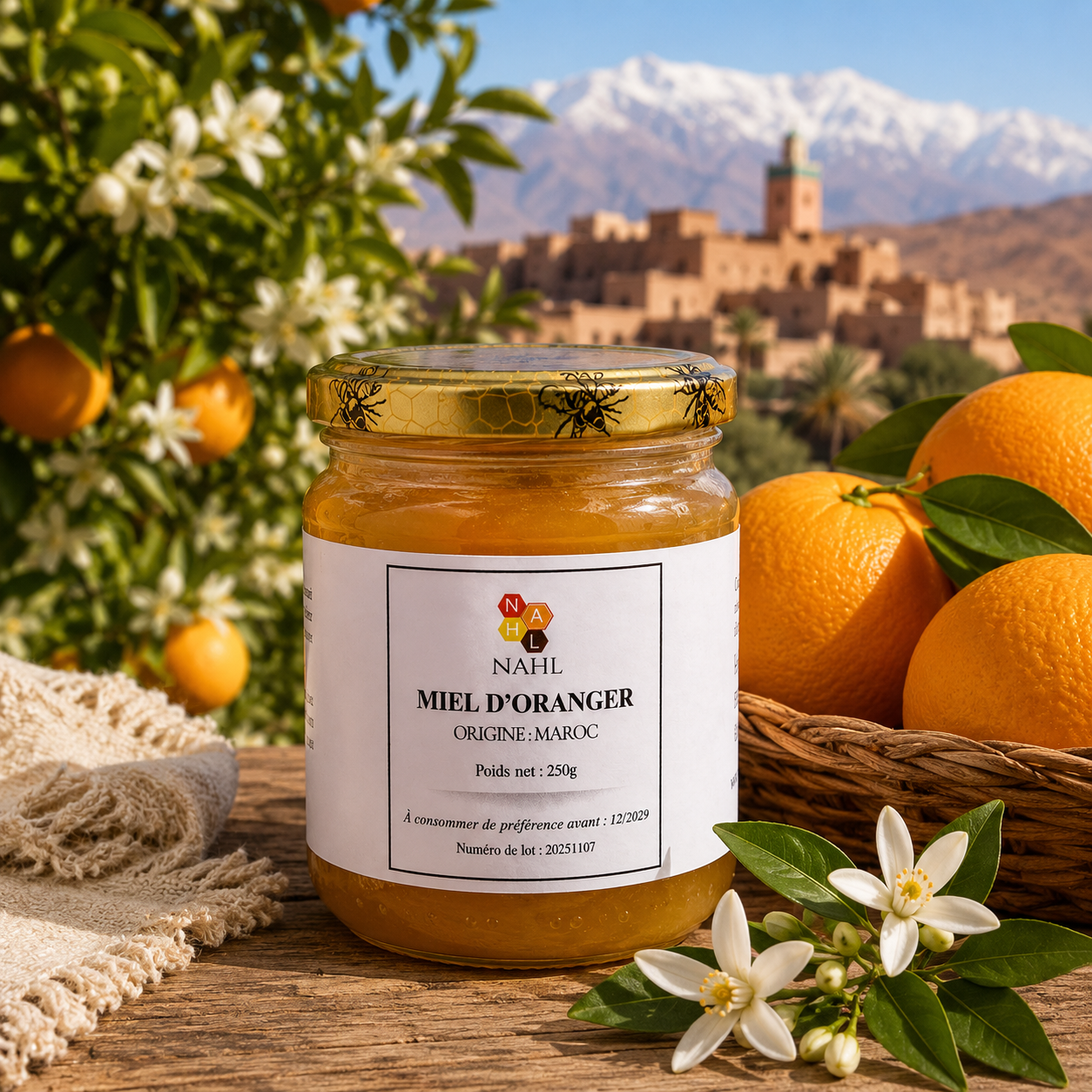 MIEL D’ORANGER DU MAROC - 250G