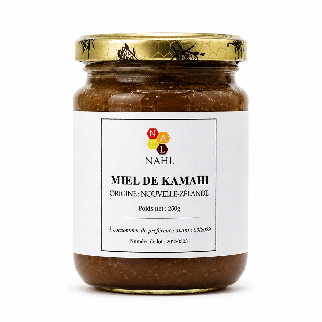 MIEL DE KAMAHI DE NOUVELLE-ZÉLANDE - 250G