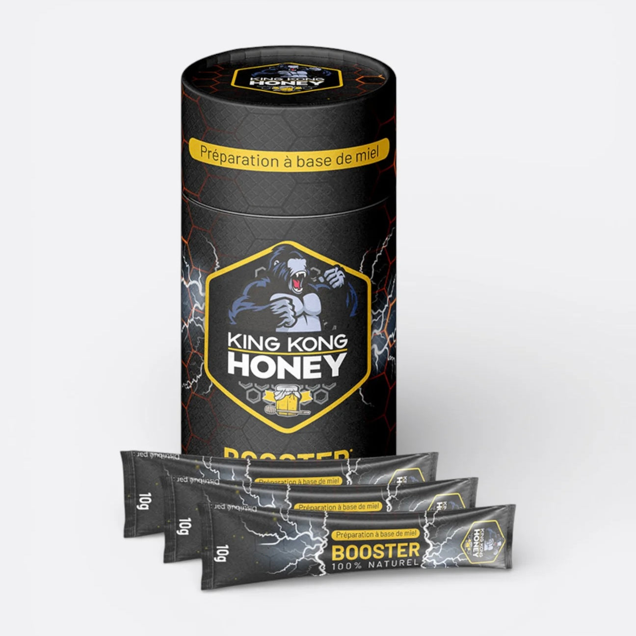 STICKS MIEL KING KONG -  BOÎTE DE 12 STICKS