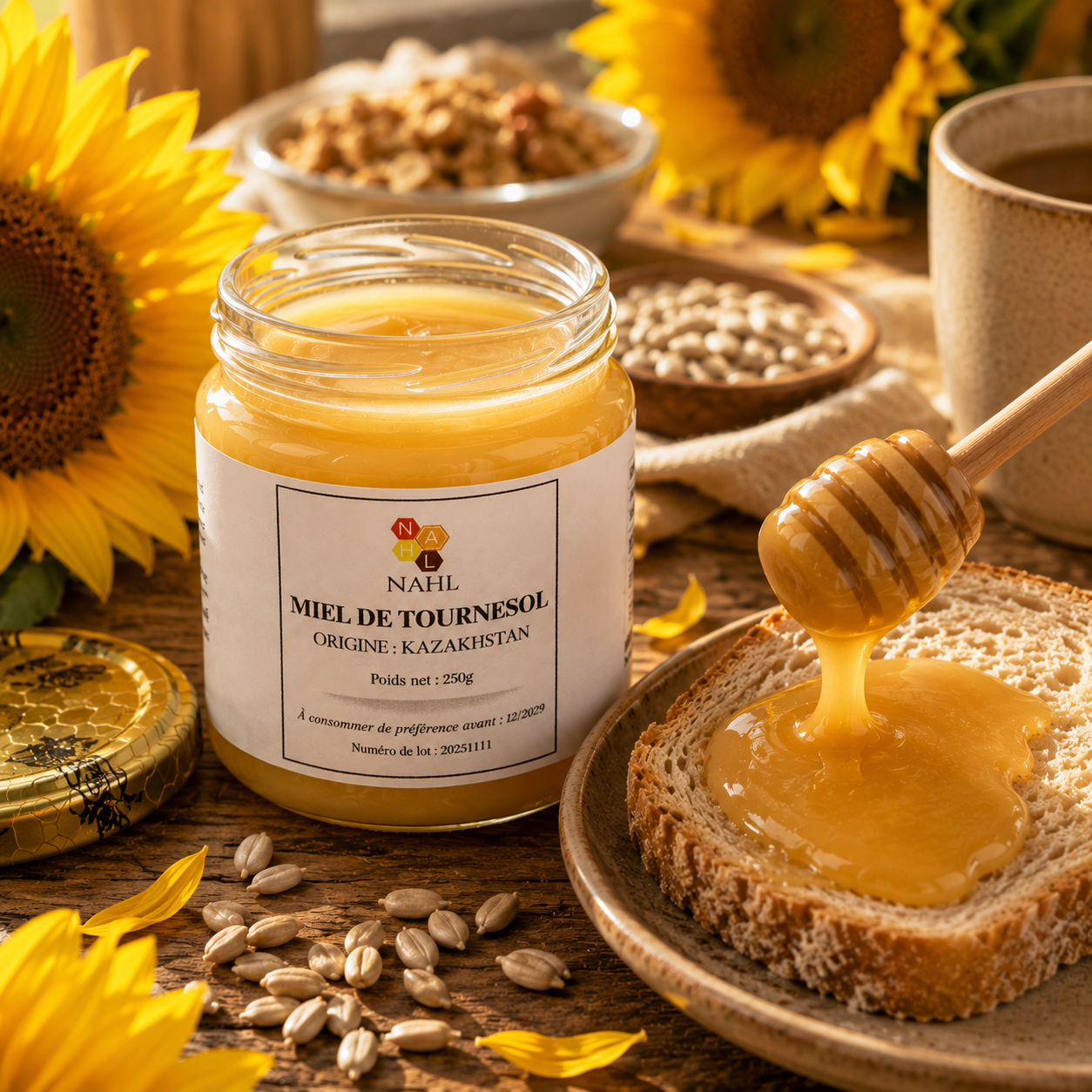 MIEL DE TOURNESOL DU KAZAKHSTAN - 250G
