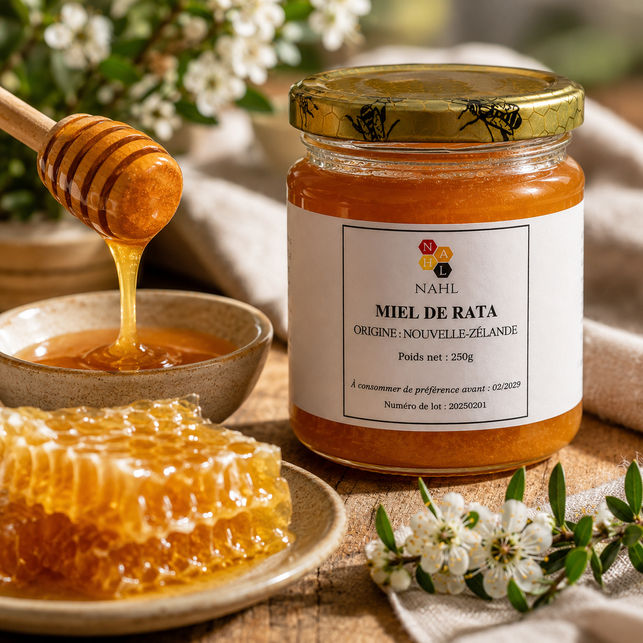 MIEL DE RATA DE NOUVELLE-ZÉLANDE - 250G