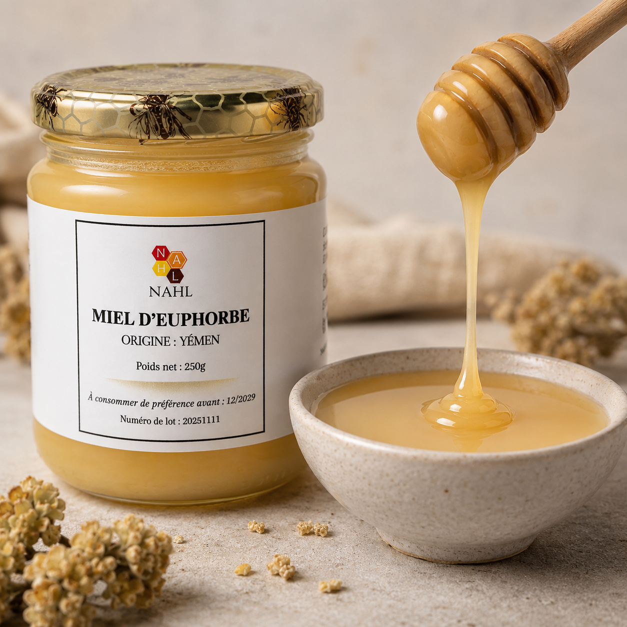 MIEL D’EUPHORBE DU YEMEN - 250 G