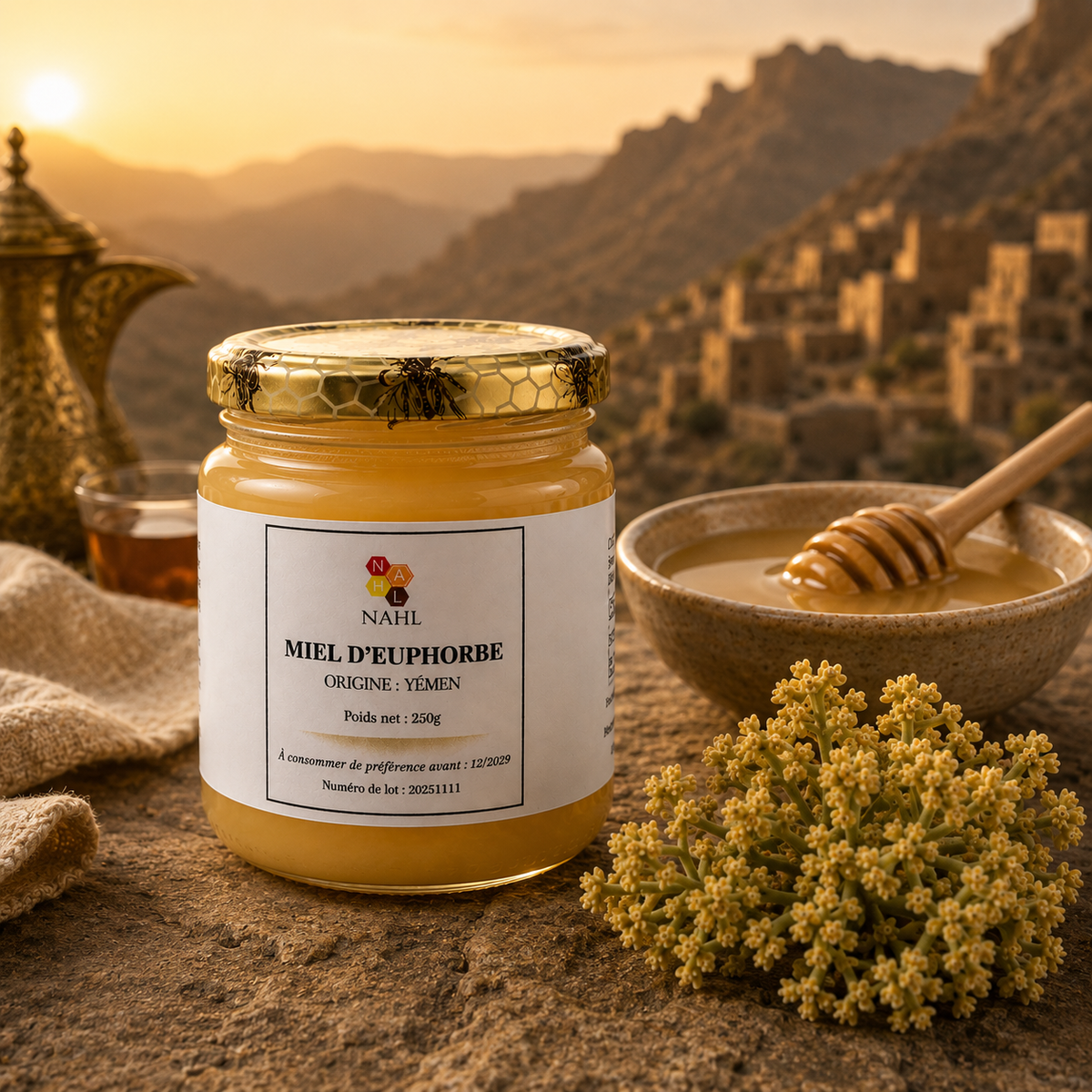 MIEL D’EUPHORBE DU YEMEN - 250 G