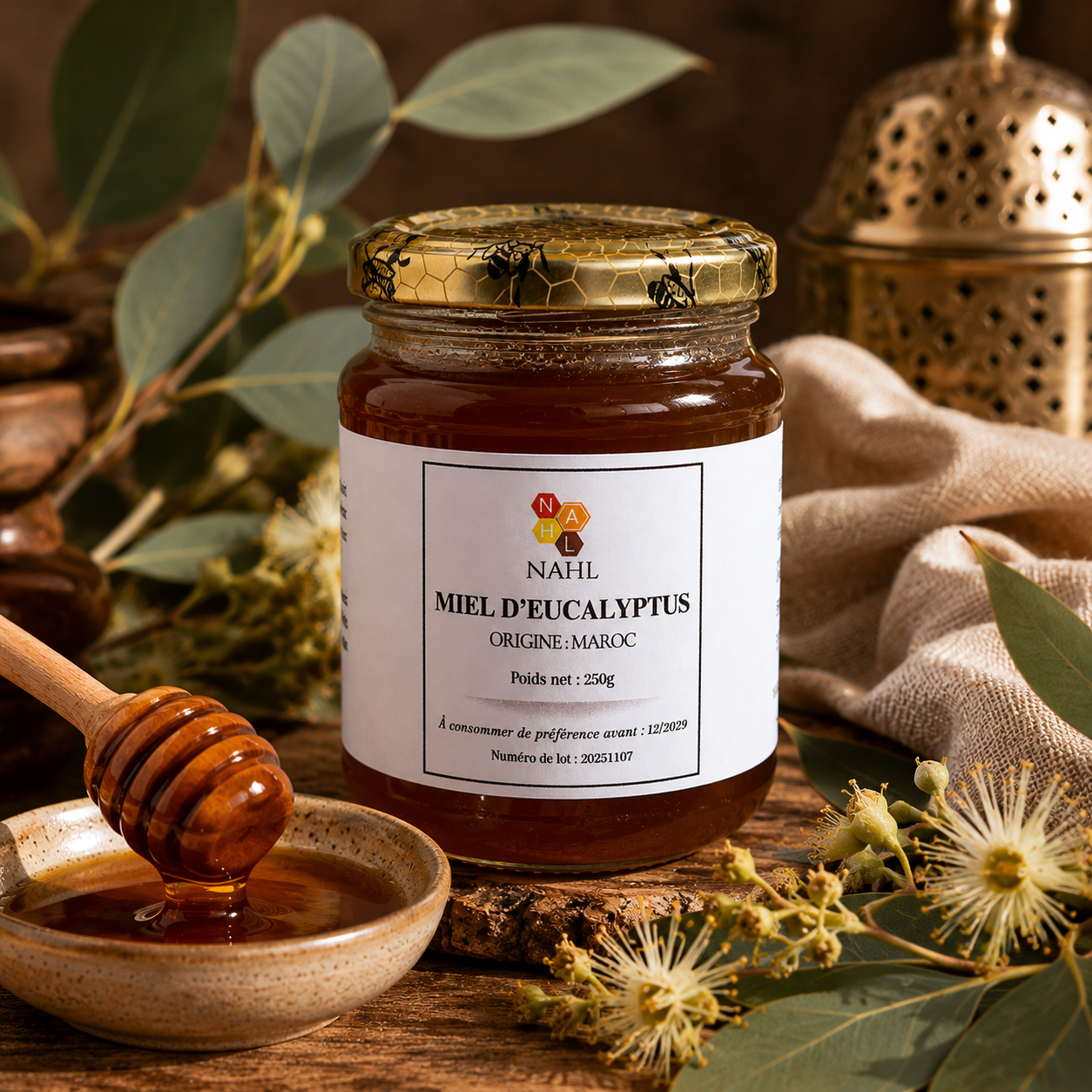 MIEL D’EUCALYPTUS DU MAROC - 250G